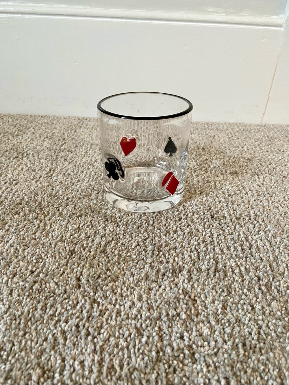 NWOT Icon Juice Glass | Card Suit Poker Casino Vegas Inspired - Picture 6 of 13